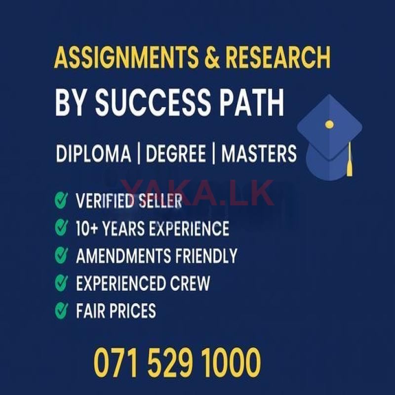 Research / Assignment Help – Diploma | Degree Masters