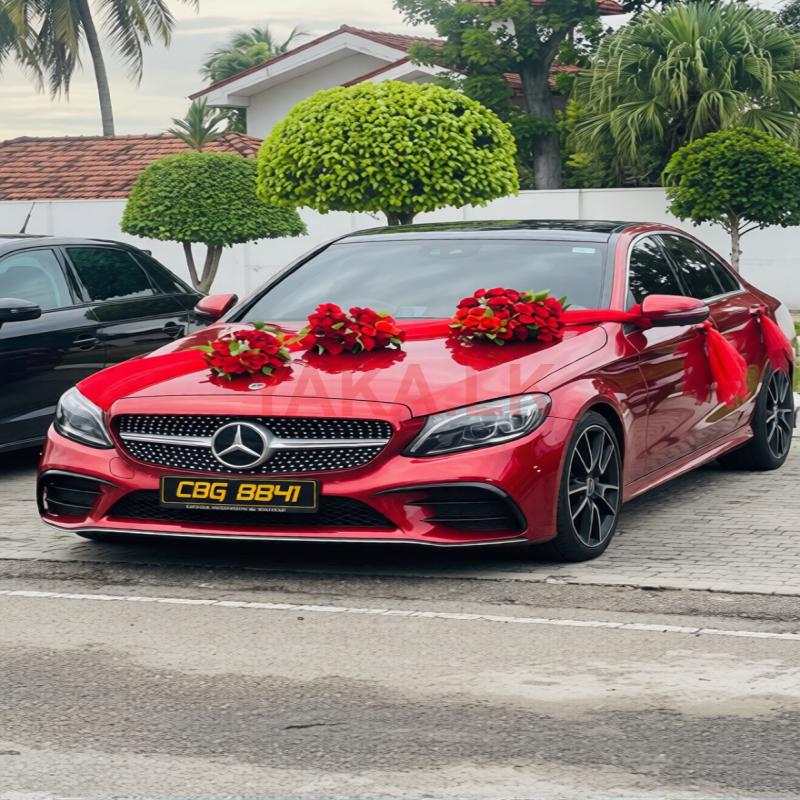 Wedding Car C200 Red Benz