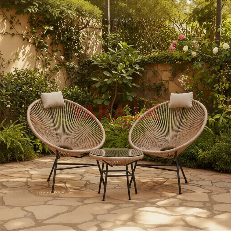 Semi Outdoor Verandah Chair Set