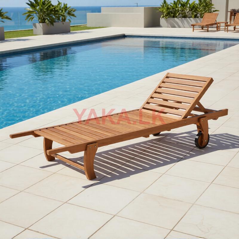 Teak Sunbed