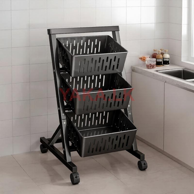 Kitchen Storage Rack with Baskets