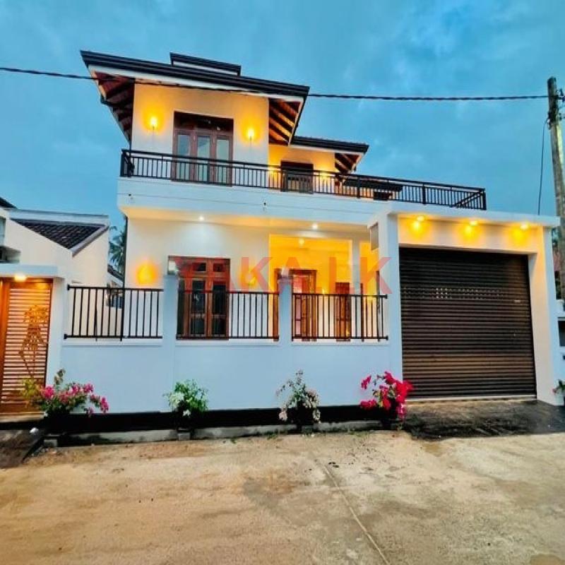 Wooden Floors With Perfectly Built Brand New Up House For Sale Negombo
