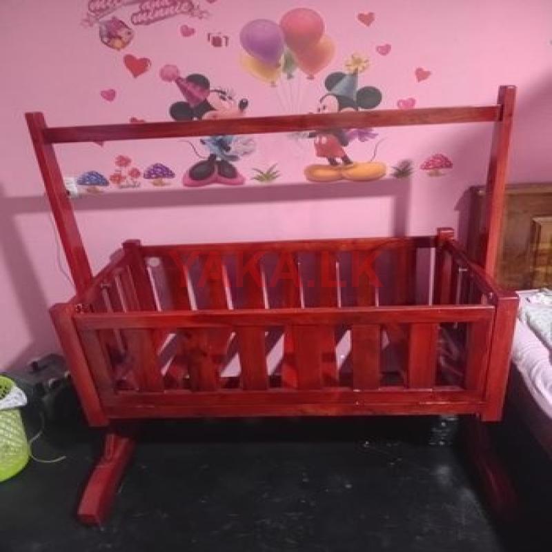 Wooden Baby Cot